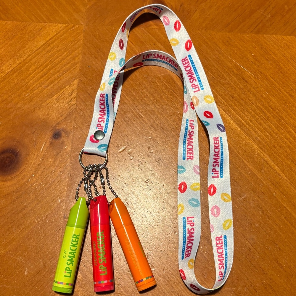 Lip Smacker Lip Balms with Lanyard